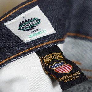 Brave Star Selvage 13.5oz Cone Mills Denim Regular Taper